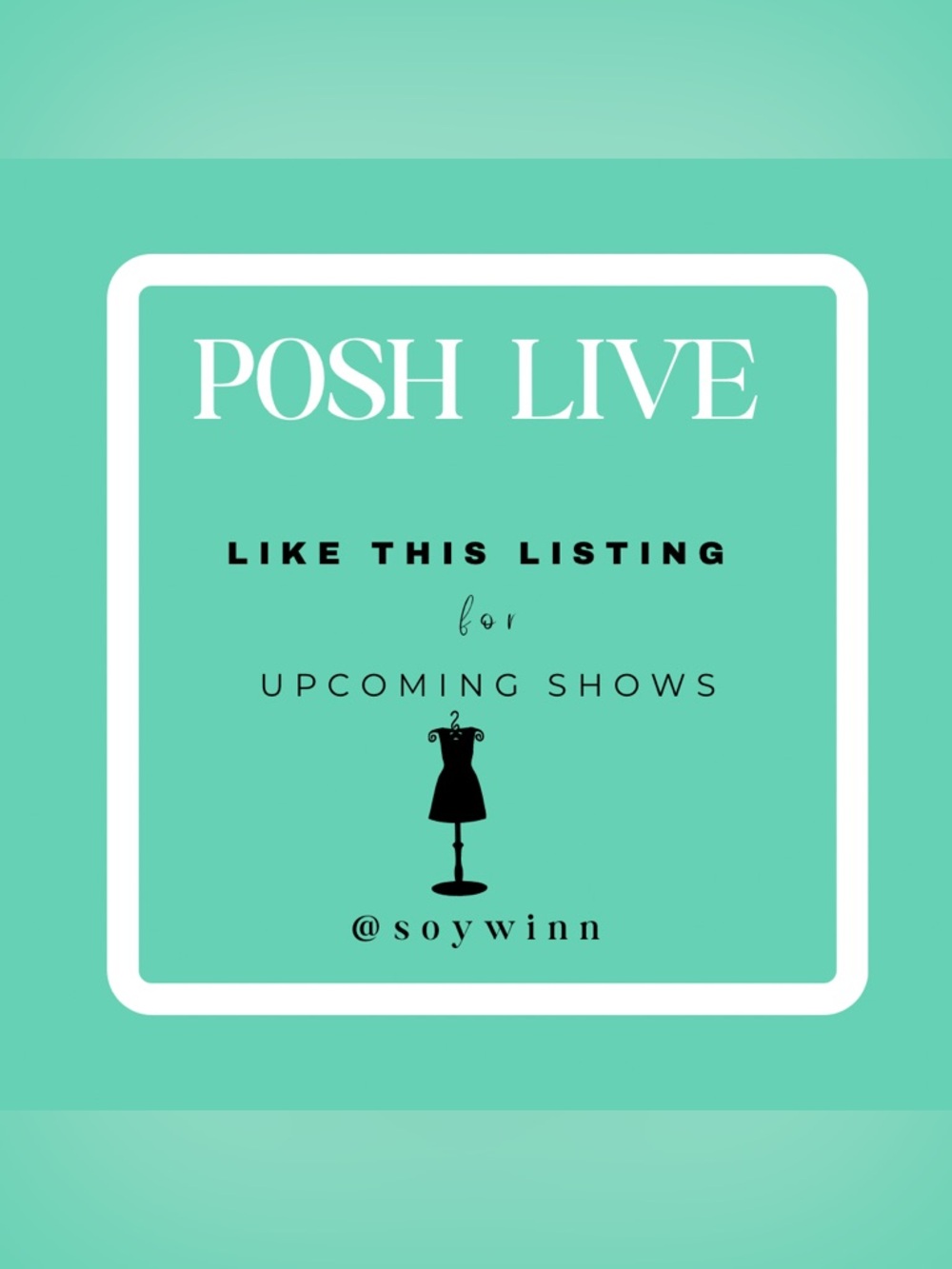 Soy is Live |